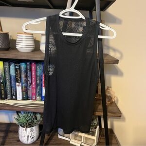 Lululemon Sheer Animal Print Tank Black